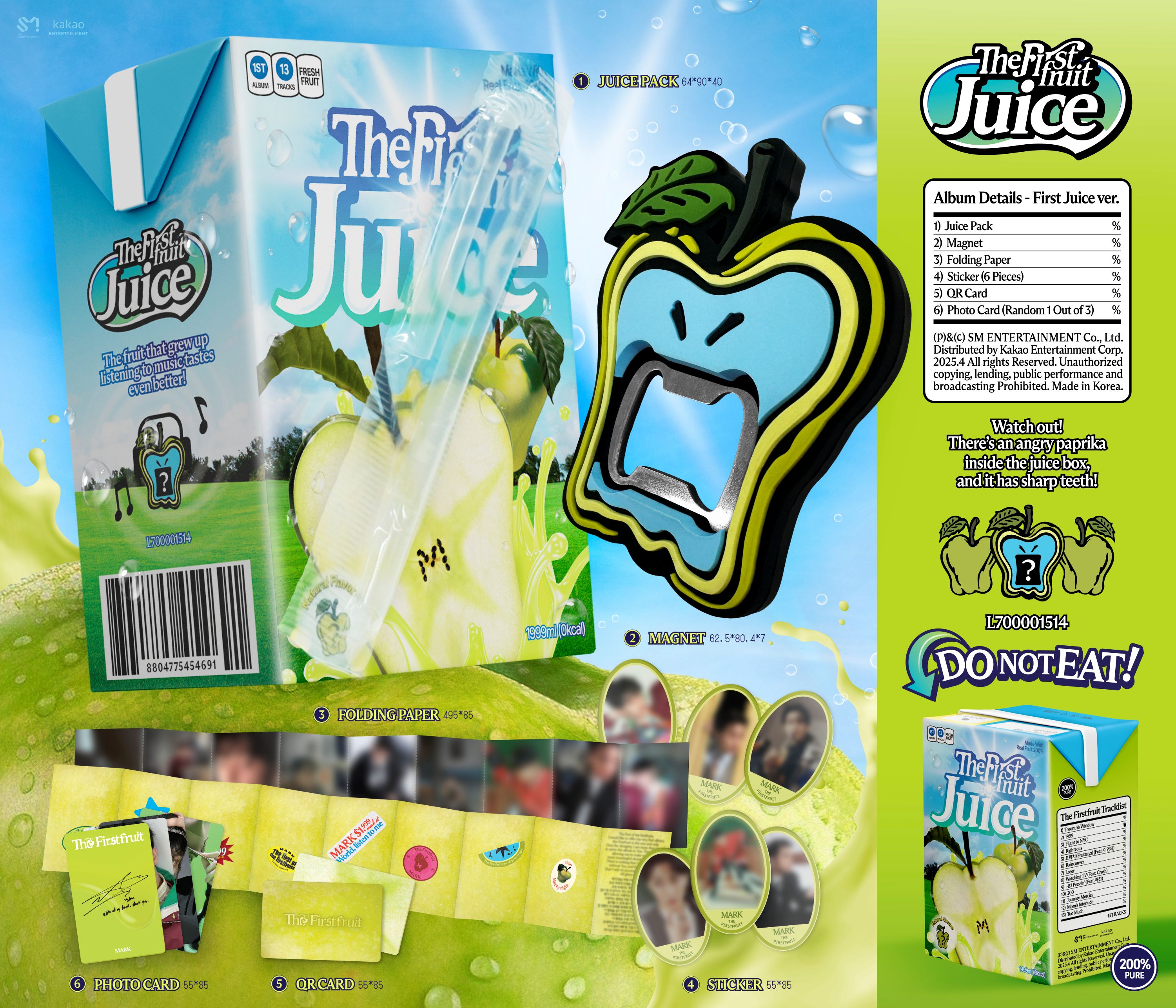 NCT MARK - THE FIRSTFRUIT (FIRST JUICE Ver.)